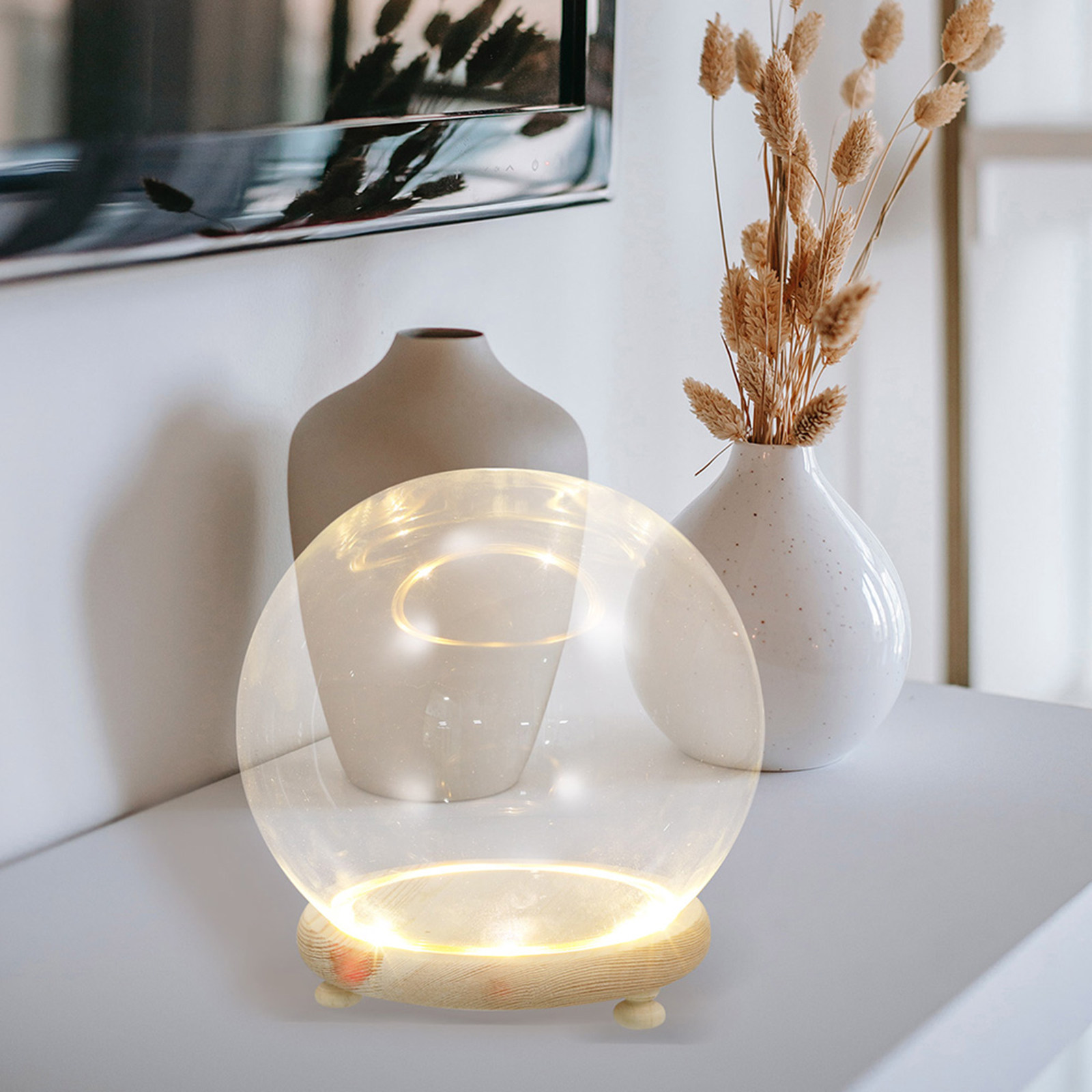 Plastic Dome Clear - Cloche en verre transparente pour fleurs