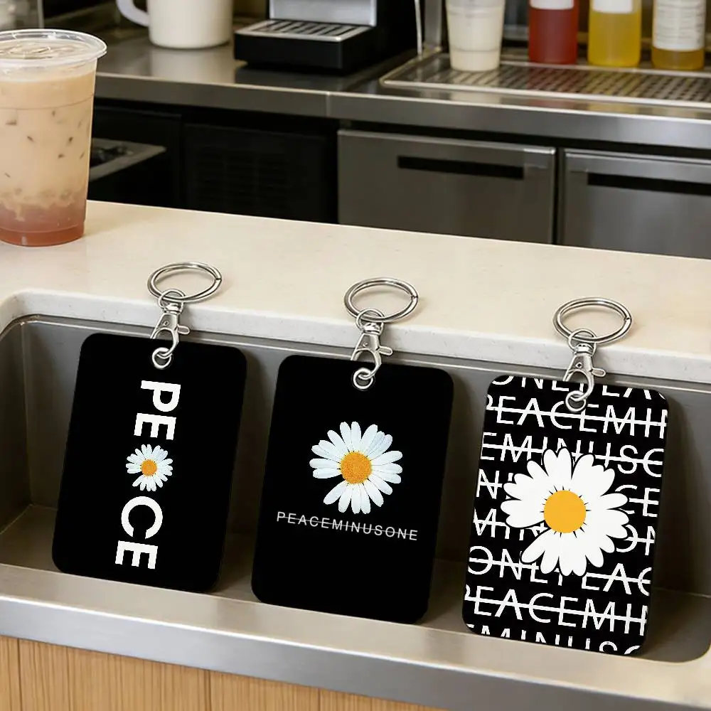 Peat Pellet Tray - Porte-cartes tendance P-PeaceminusoneS avec porte-clés pour