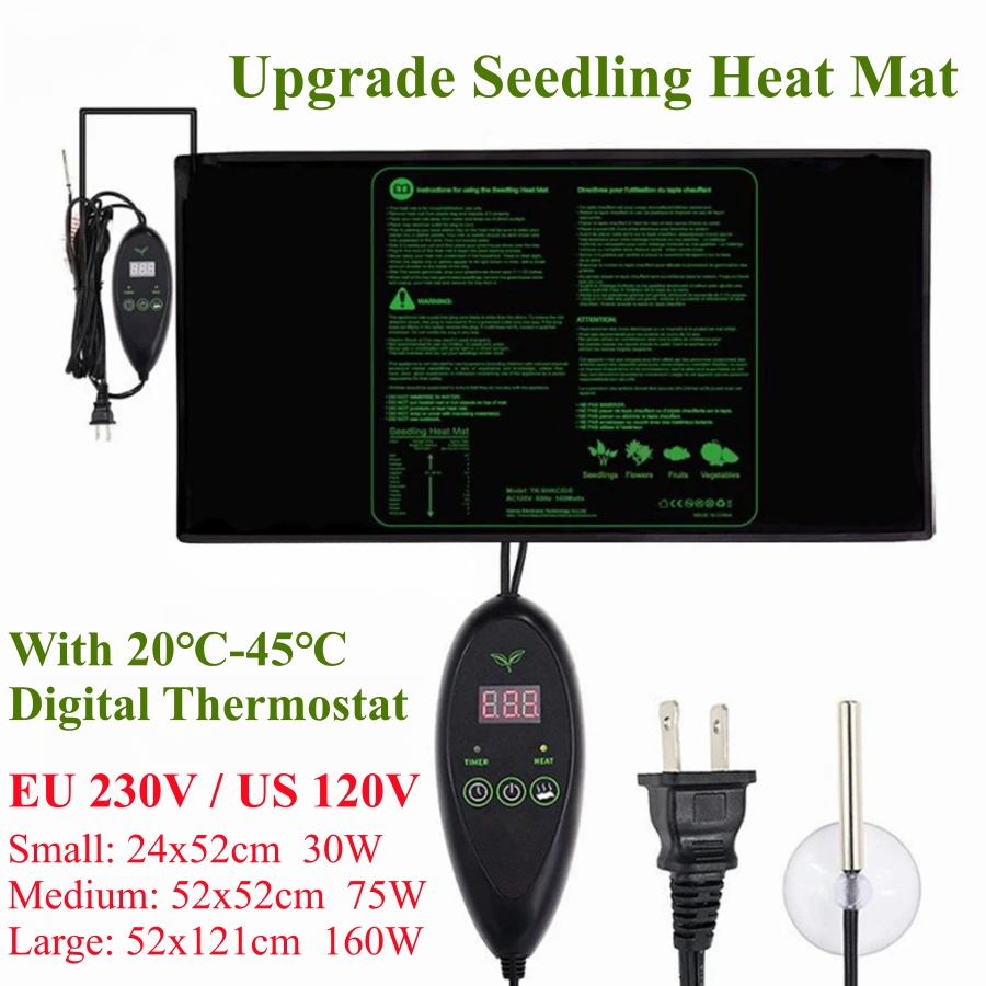 Heat Mat Seedling - 3TANUpgrade-Coussin chauffant imperméable pour la germination