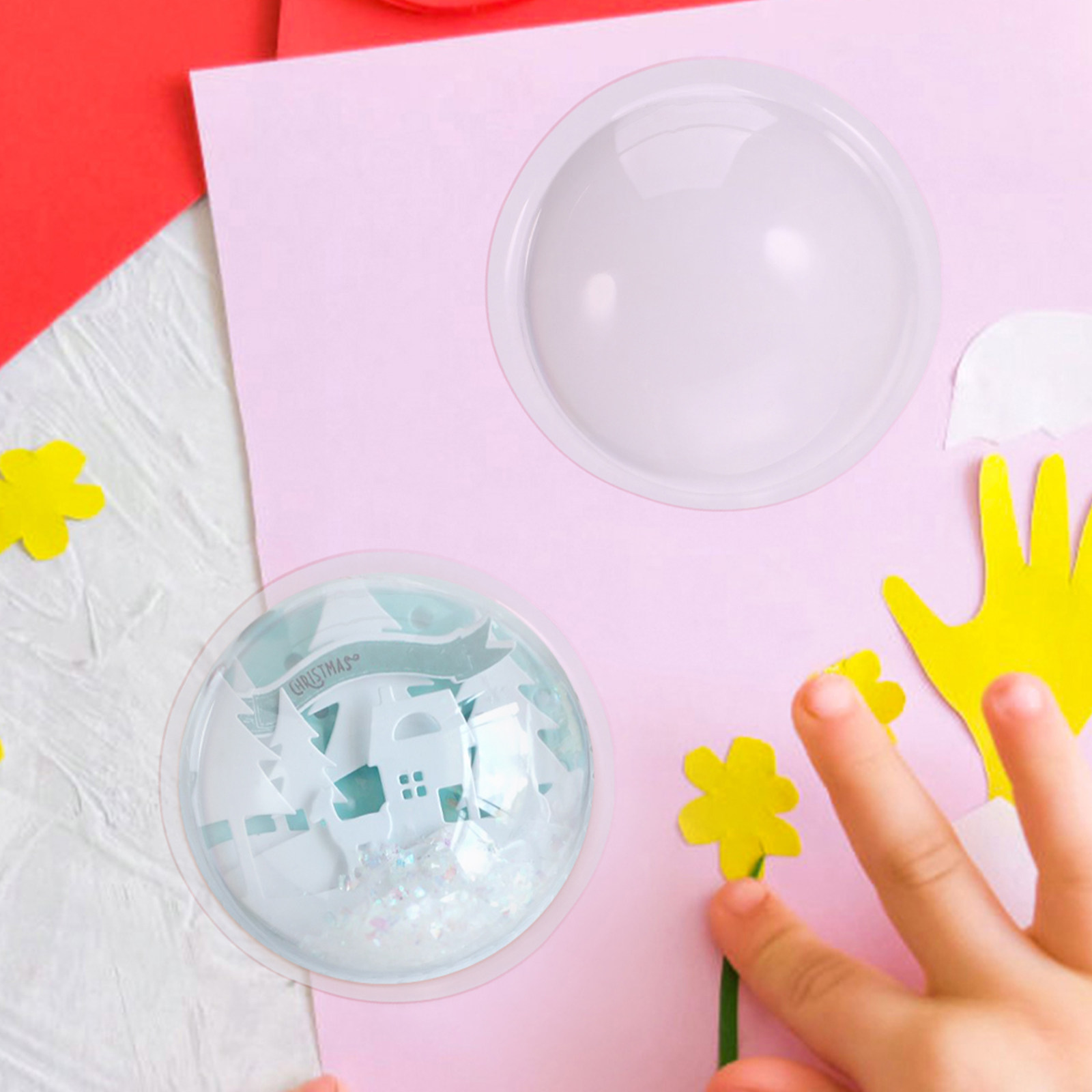 30 Dômes Ornamentaux en Plasti - Plastic Dome Clear avis et prix