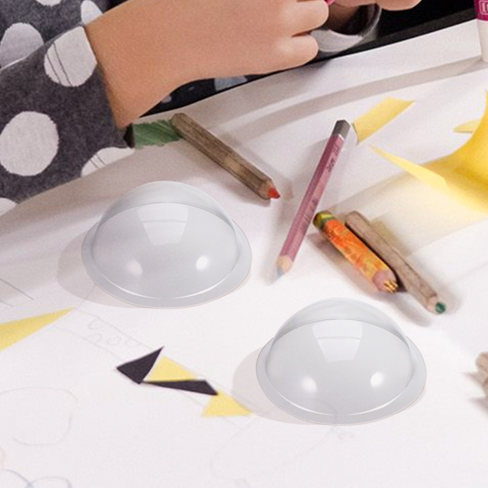 30 Dômes Ornamentaux en Plasti - Plastic Dome Clear avis et prix