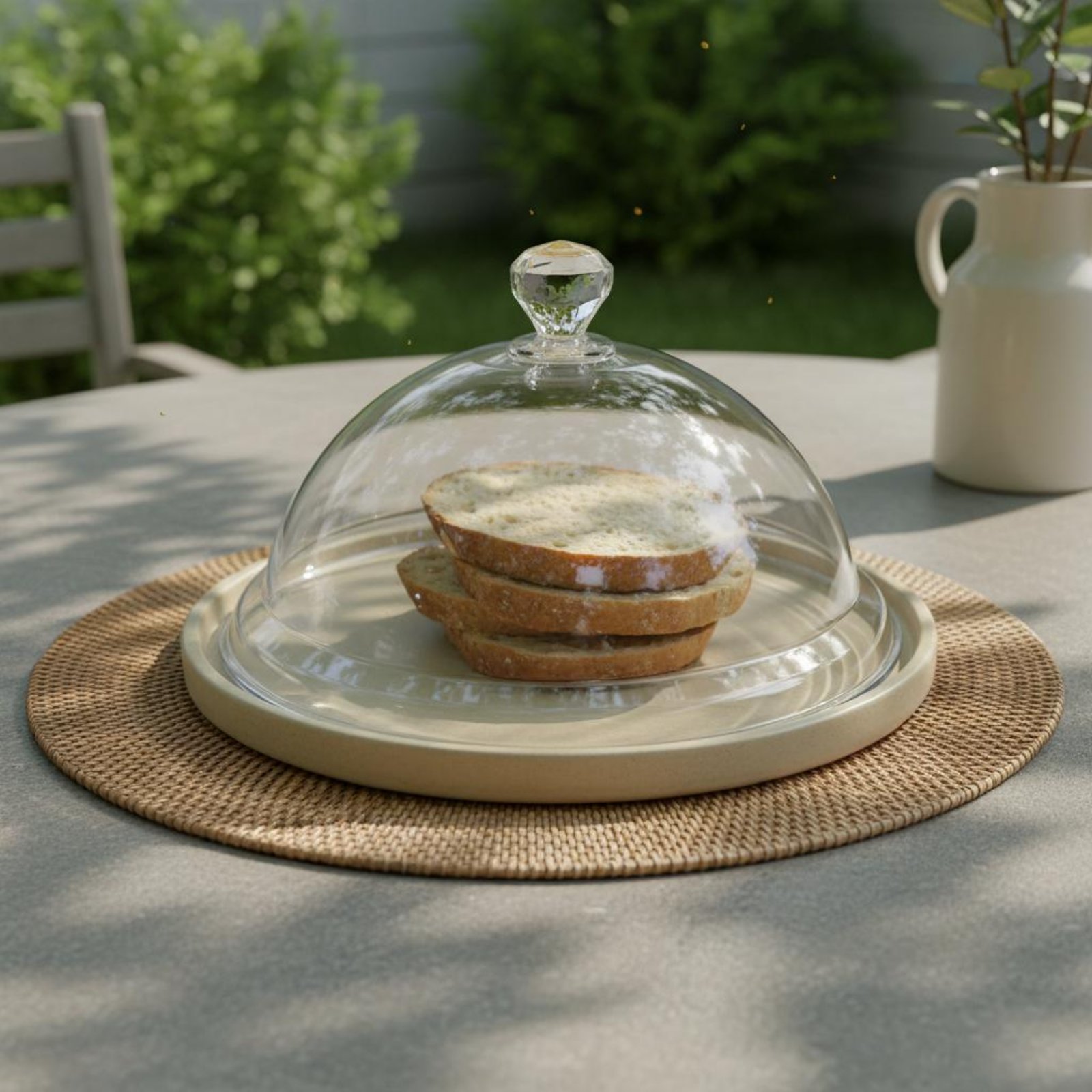 Cloche alimentaire transparent - Plastic Dome Clear avis et prix