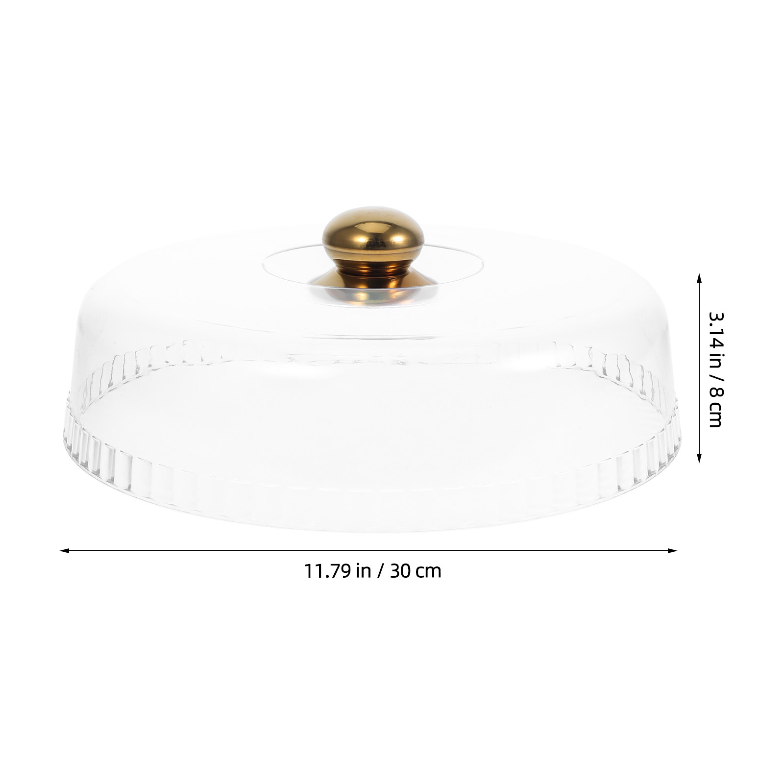 Dôme à gâteau en acrylique tra - Plastic Dome Clear avis et prix