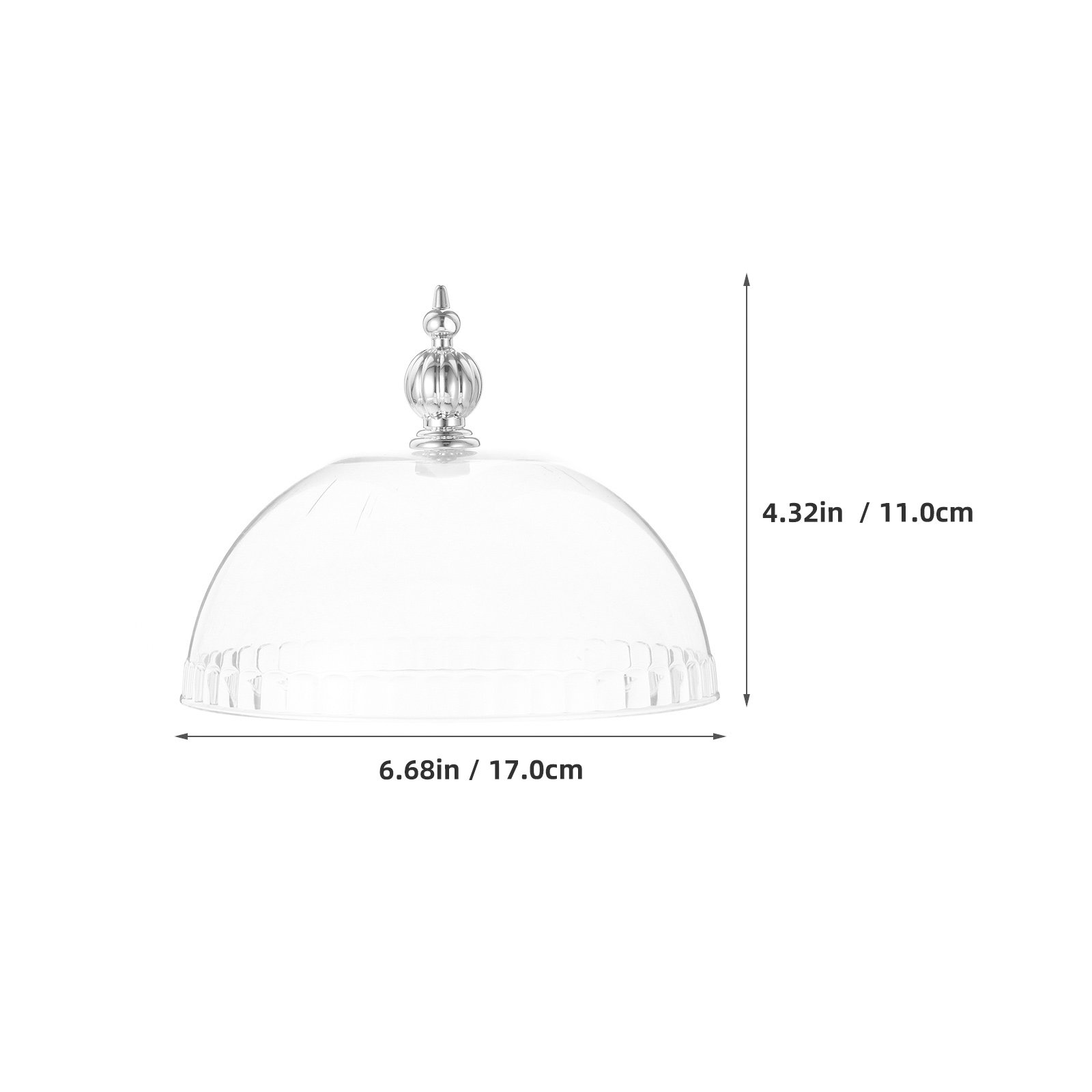 Cloche transparente en plastiq - Plastic Dome Clear avis et prix