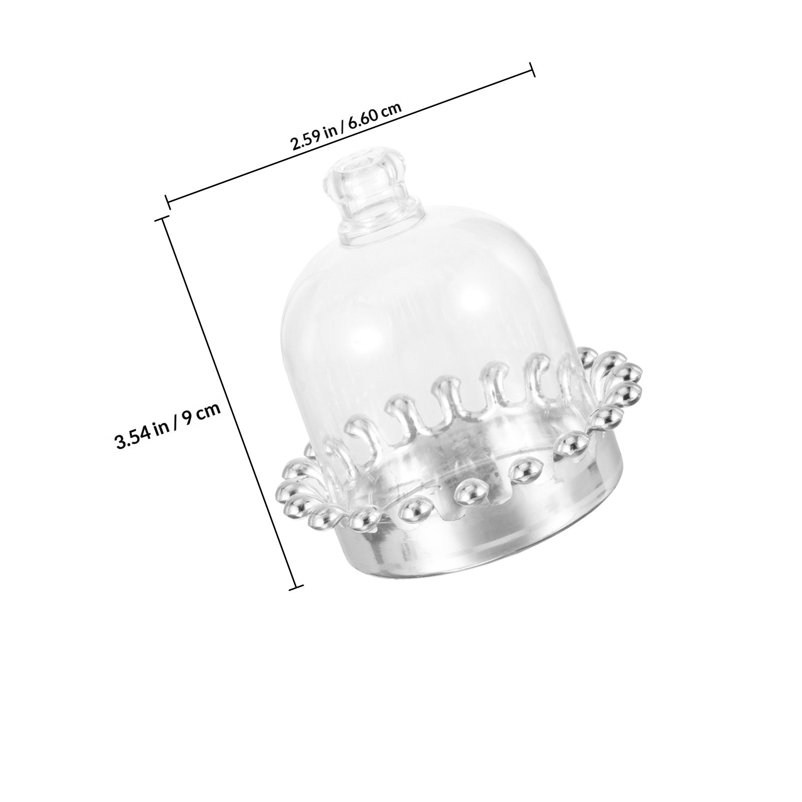 12 pièces de supports à gâteau - Plastic Dome Clear avis et prix