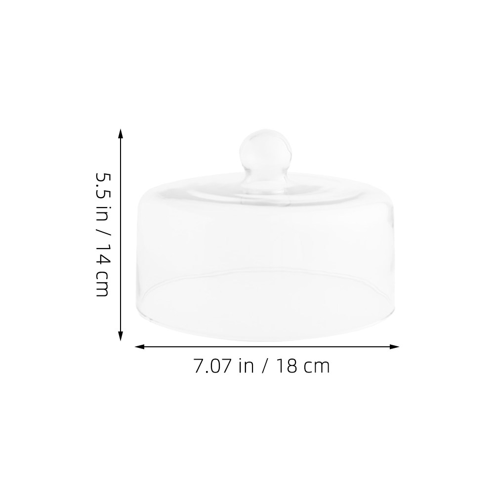 Couvercle alimentaire en verre - Plastic Dome Clear avis et prix